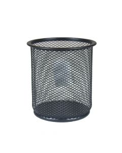 Merangue Black Mesh Pencil Cup   MIL11994-CA