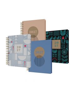 2027 DIARY Collins SCANDI  A5 Day to Page Appts  (PW51)