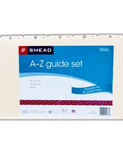 Smead Index Dividers A-Z  Legal      S225-25 / 52176