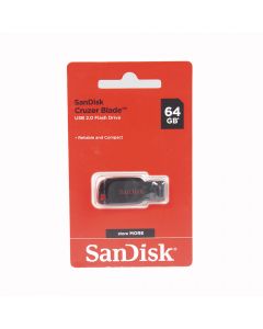 SanDisk Cruzer Blade Flash Drive USB 2.0 64GB  SDCZ50-0