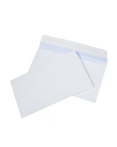 Envelope  3 5/8 in x 6 1/2 in  (92 x 165)  Peel & Stick White
