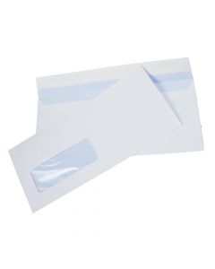 Envelope Window 4 1/8 x 9 3/8  (105 x 238)  Peel & Stick White