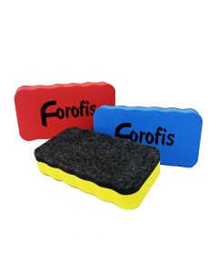 Forofis Magnetic Whiteboard Eraser Assorted Colours 91258 ea