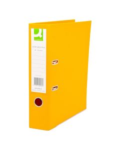 Q-Connect Lever Arch File A4 PolyPropylene Yellow KF20023