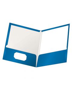 Esselte Portfolio File  Letter Size  Shiny Blue         51701