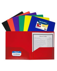C-line Portfolio File Letter Size PolyPropylene  Assorted Colours     33950