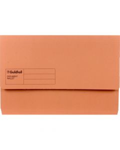 Guildhall Document Wallet Legal Orange            GDW1