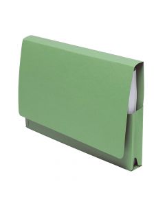 Guildhall Document Wallet Full Flap Green Legal PW2-GRNZ