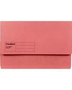 Guidhall Document Wallet Legal Red            GDW1
