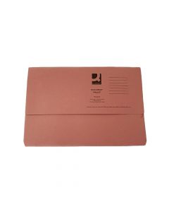 Q-Connect Document File Wallet Legal Pink  KF23015