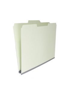 Smead Pressboard Folder Letter Size 2 inch Expansion Gray/Green 13234