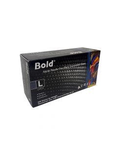 Aurelia Nitrile Powder Free Gloves Black  Large 73998L