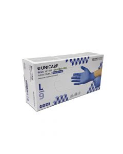Unicare Nitrile Powder Free Exam Gloves Large