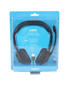 Logitech Clearchat Headset USB w/Microphone   H390