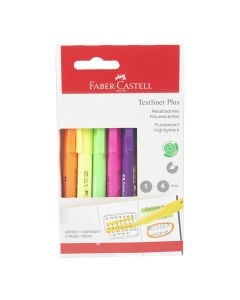 Faber Castell Fluorescent Textliner Highlighter Plus  557366 ea-pk/5