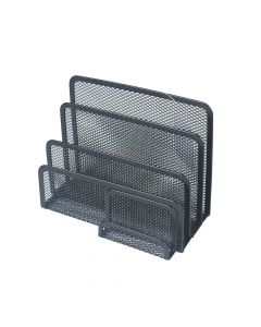 Merangue Mesh Letter Holder Black MIL11996-CA