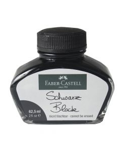 Faber Castell Ink Bottle  Black 62.5ml   148700