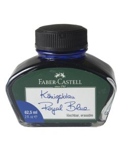 Faber Castell Ink Bottle Erasable Royal Blue 62.5ml   148701