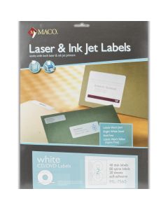 Maco Label CD/DVD  Laser/Inkjet   ML-7560
