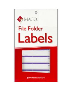 Maco File Folder Label  Purple      FF-L10