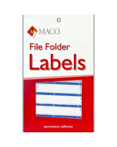 Maco File Folder Label  Dark Blue      FF-L5