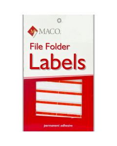 Maco File Folder Label  Orange      FF-L7