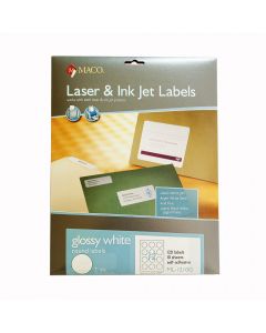 Maco Laser/Ink Jet Label   2 inch  Round Glossy  ML-1210G