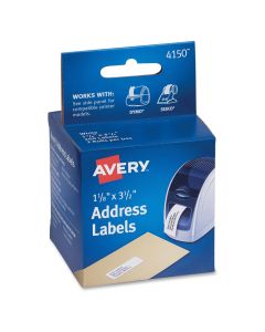 Avery Label  1 1/8 in x 3 1/2 in  for a thermal label printer   4150