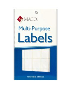 Maco Label  3/4 in x 1 in  White            MS-1216