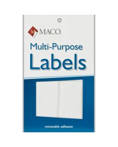 Maco Label  1 1/2 in x 3 in  White            MS-2448