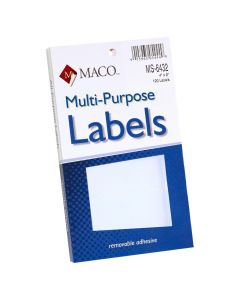 Maco Label  4 in x 2 in  White                 MS-6432