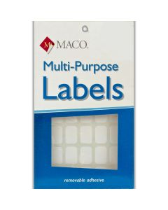 Maco Label   1/2 in x 3/4 in  White            MS-812 ea-pk/1000