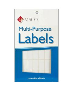 Maco Label  1/2 in x 1 in   White             MS-816