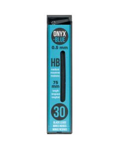 Onyx+Blue Replacement Leads 0.5  75mm  HB Medium  1600  (pkg/30)