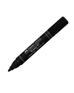Faber Castell Winner 47 Fibre Tip Marker  Black 4mm   654796