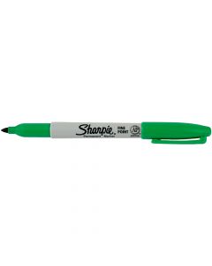 Sanford Sharpie Marker Permanent Fine Green        30004