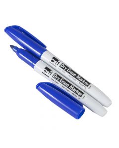 CLi WhiteBoard Marker Blue Non Toxic Bullet tip Slim Design  47315