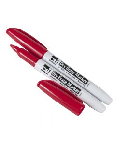 CLi WhiteBoard Marker Red Non Toxic Bullet tip Slim Design     47330