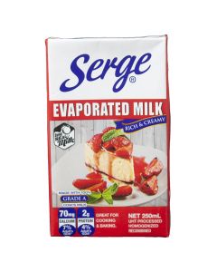 Serge Evaporated Milk    250ml    10112 (ea)