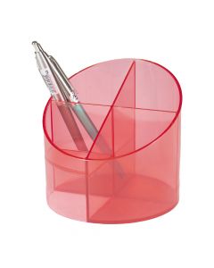 Helit Desk Organiser  Plastic  Red   H6390220