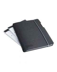 Rapesco Desk Pad Holder A5 Black with 3 Refills  1637