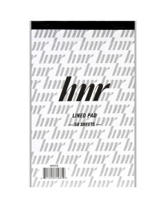HNR Pad Ruled White  8 x 5     (50 sheets)