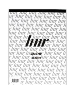 HNR Ruled Pad Letter Size  8 1/2 x 11 White  (50 sheets)