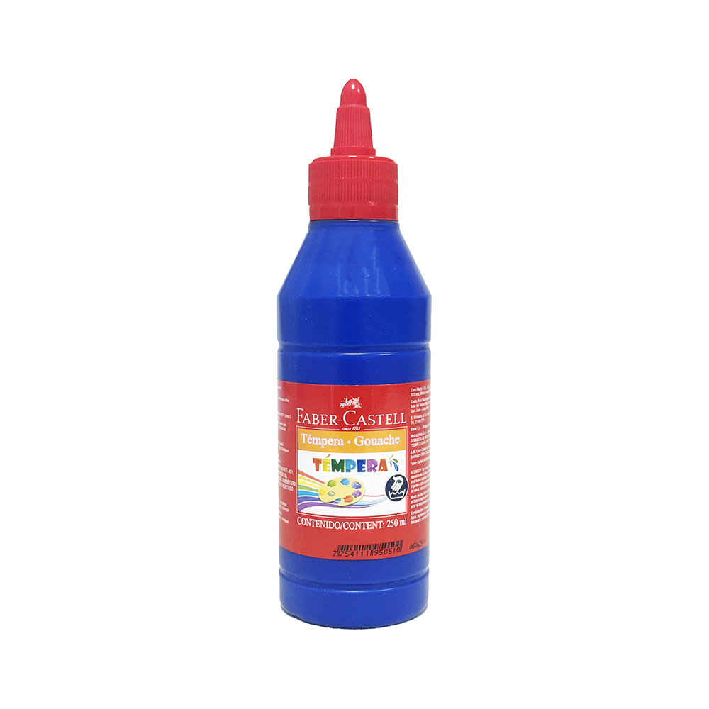 Faber Castell Gouache Blue Tempera Paint 250ml  164151