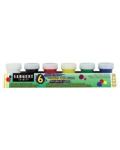 Sargent Art Primary Poster Paint Set 6 tubs (22ml)   17-5412