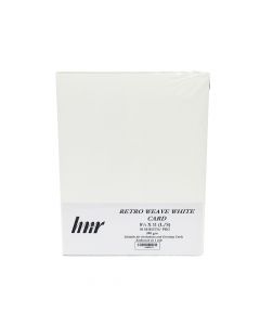 HNR Paper  Letter Size Retro Weave White 240gsm ea-pk/50