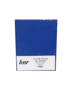 HNR Cover Stock Paper Letter Size (8 in x 11 in)  Blueberry 180gsm ea-pk/50