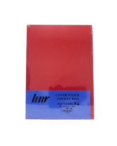 HNR Cover Stock Paper  8 .27 x 11.69(A4) Cherry Red 180gsm ea-pk/50