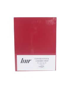 HNR Cover Stock Paper  8 1/2 x 11 Letter Size Cherry Red 180gsm ea-pk/50 1101056