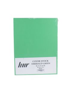 HNR Cover Stock Paper  8 1/2 x 11 Letter Size Emer.Green 180gsm ea-pk/50 1101055